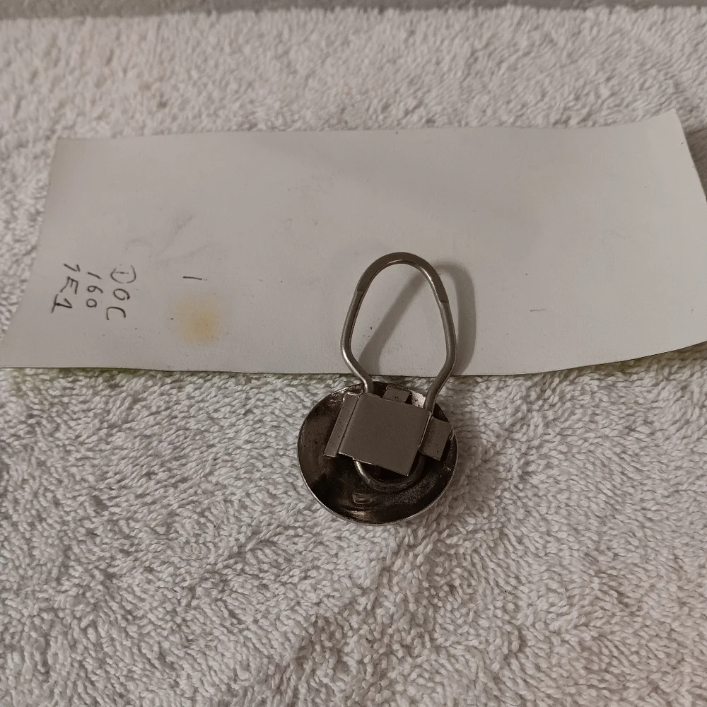 Silver Phone Ring Holder